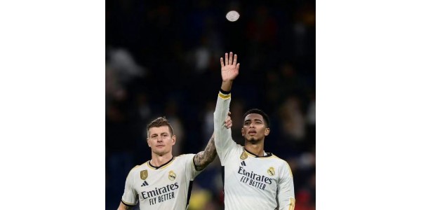 Le duo de milieux de terrain du Real Madrid, Bellingham et Kroos, crée une légende de la Liga